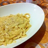 生クリームなしの☆濃～い　チーズクリームパスタ☆